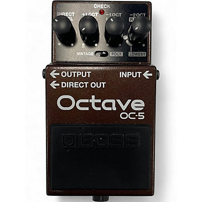 Used BOSS OC5 Octave Effect Pedal