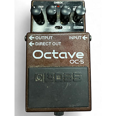 Used BOSS OC5 Octave Effect Pedal