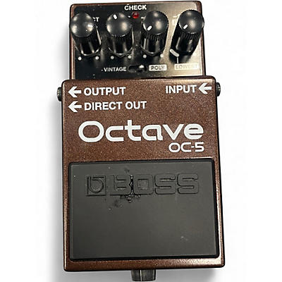 Used BOSS OC5 Octave Effect Pedal
