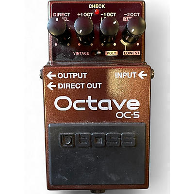 Used BOSS OC5 Octave Effect Pedal
