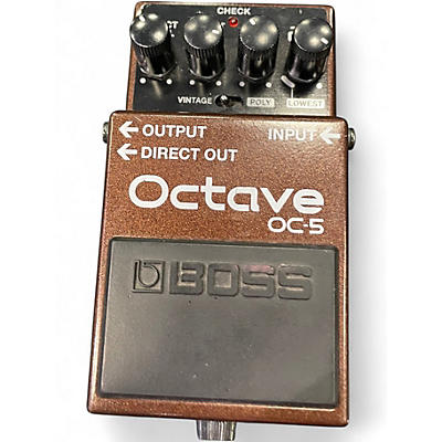 Used BOSS OC5 Octave Effect Pedal