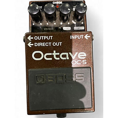 Used BOSS OC5 Octave Effect Pedal