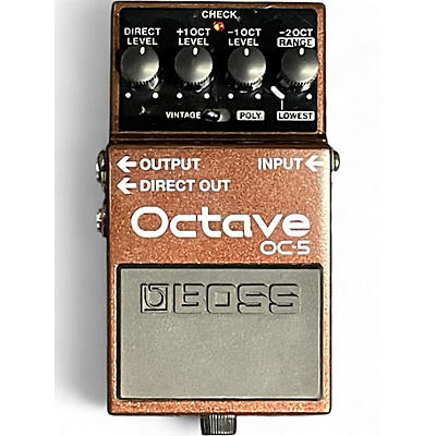 Used BOSS OC5 Octave Effect Pedal