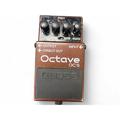Used BOSS OC5 Octave Effect Pedal