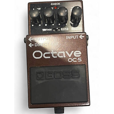 Used BOSS OC5 Octave Effect Pedal