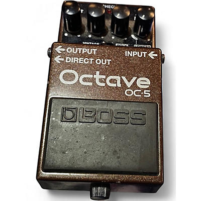 Used BOSS OC5 octave Effect Pedal
