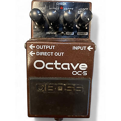 Used BOSS OC5 octave Effect Pedal