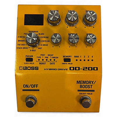 Used BOSS OD-200 HYBRID DRIVE Effect Pedal