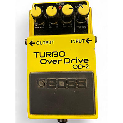 Used BOSS OD2 Turbo Overdrive Effect Pedal