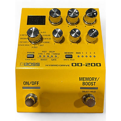 Used BOSS OD200 Digital Delay Effect Pedal