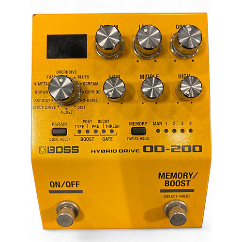 Used BOSS OD200 Effect Pedal