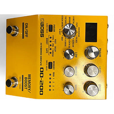 Used BOSS OD200 HYBRID DRIVE Effect Pedal