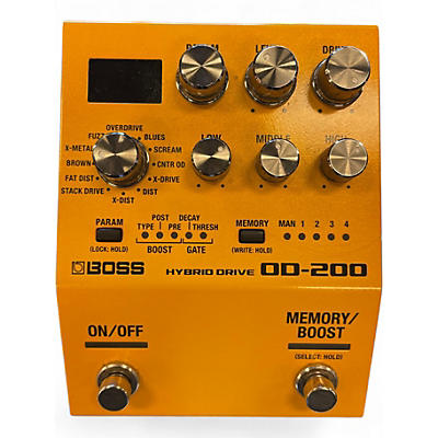 Used BOSS OD200 Hybrid Drive Effect Pedal