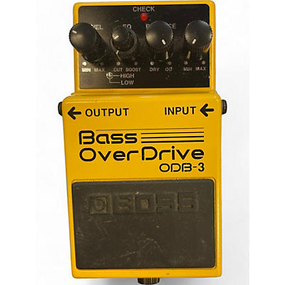 BOSS Used BOSS ODB3 Bass Overdrive Bass Effect Pedal