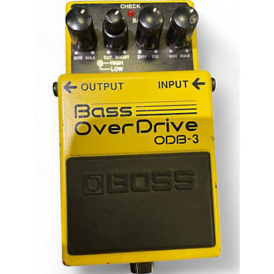 Used BOSS ODB3 Bass Overdrive Bass Effect Pedal