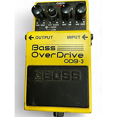 Used BOSS ODB3 Bass Overdrive Bass Effect Pedal