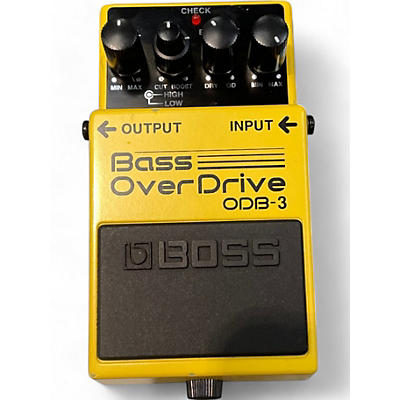 Used BOSS ODB3 Bass Overdrive Bass Effect Pedal