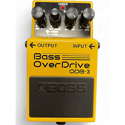 Used BOSS ODB3 Bass Overdrive Bass Effect Pedal