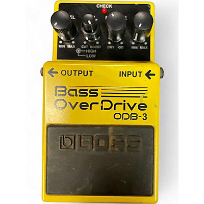 Used BOSS ODB3 Bass Overdrive Bass Effect Pedal