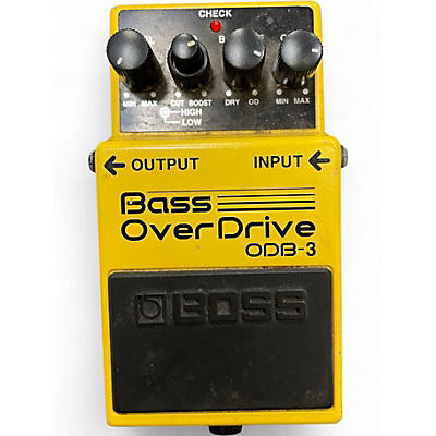 Used BOSS ODB3 Bass Overdrive Bass Effect Pedal