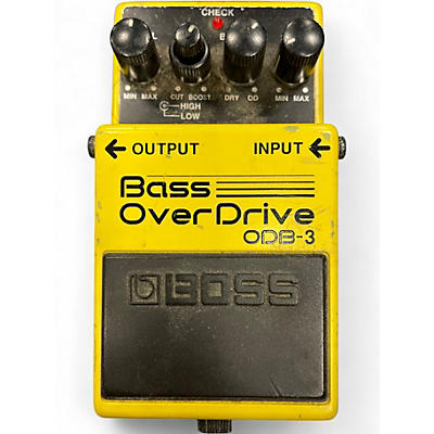 Used BOSS ODB3 Bass Overdrive Bass Effect Pedal