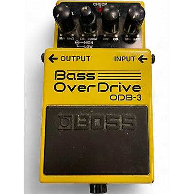 Used BOSS ODB3 Bass Overdrive Bass Effect Pedal