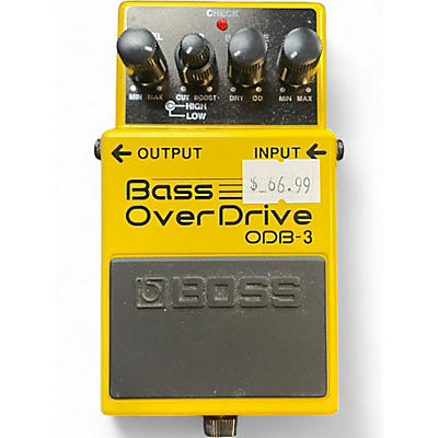 Used BOSS ODB3 Bass Overdrive Bass Effect Pedal