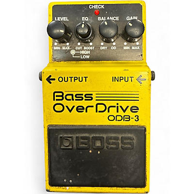 Used BOSS ODB3 Bass Overdrive Bass Effect Pedal