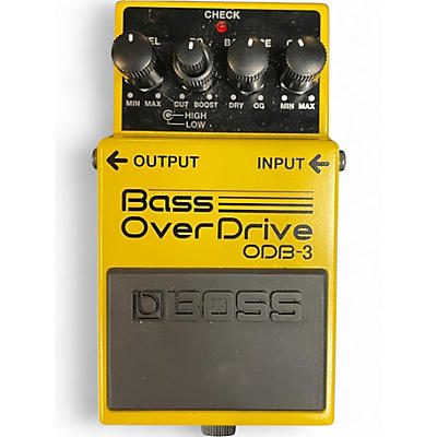 Used BOSS ODB3 Bass Overdrive Bass Effect Pedal