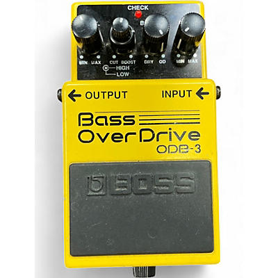 Used BOSS ODB3 Bass Overdrive Bass Effect Pedal
