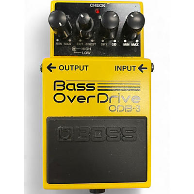 Used BOSS ODB3 Bass Overdrive Bass Effect Pedal