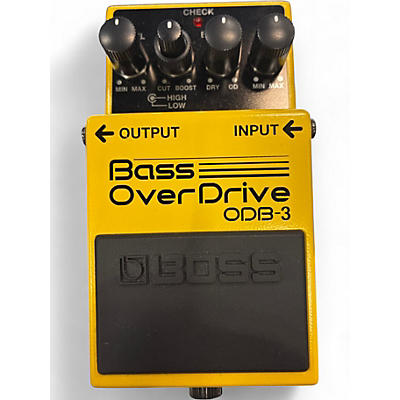 Used BOSS ODB3 Bass Overdrive Bass Effect Pedal