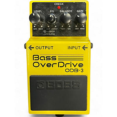 Used BOSS ODB3 Bass Overdrive Bass Effect Pedal