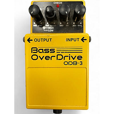 Used BOSS ODB3 Bass Overdrive Bass Effect Pedal