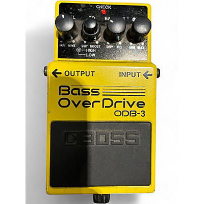 Used BOSS ODB3 Bass Overdrive Bass Effect Pedal