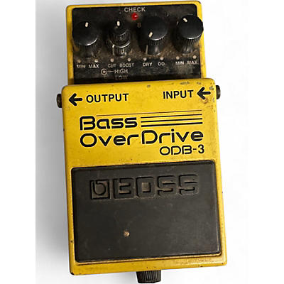 Used BOSS ODB3 Bass Overdrive Bass Effect Pedal