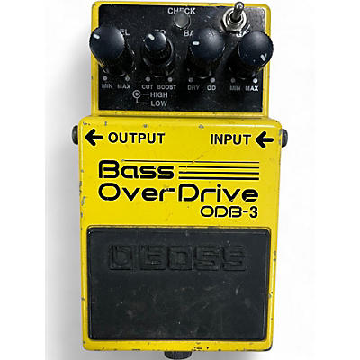 Used BOSS ODB3 Bass Overdrive Bass Effect Pedal