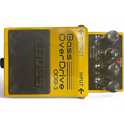 Used BOSS ODB3 Bass Overdrive Bass Effect Pedal