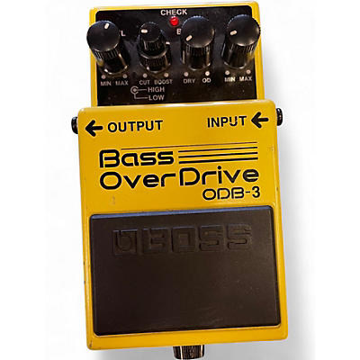 Used BOSS ODB3 Bass Overdrive Bass Effect Pedal
