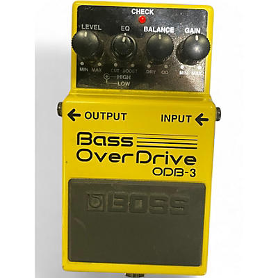 Used BOSS ODB3 Bass Overdrive Bass Effect Pedal