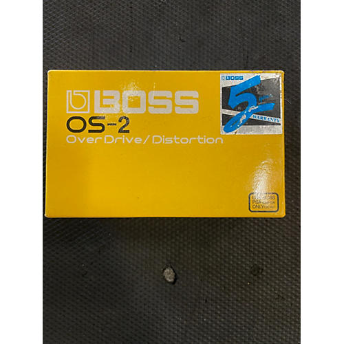 BOSS Used BOSS OS2 Overdrive Distortion Effect Pedal