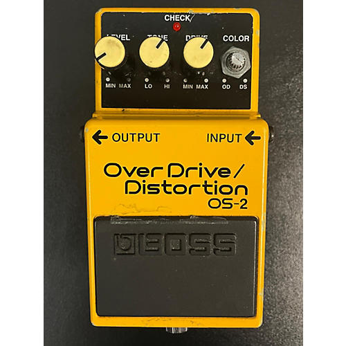 BOSS Used BOSS OS2 Overdrive Distortion Effect Pedal