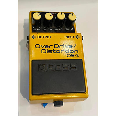 BOSS Used BOSS OS2 Overdrive Distortion Effect Pedal