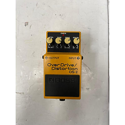 BOSS Used BOSS OS2 Overdrive Distortion Effect Pedal