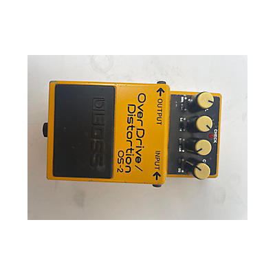 BOSS Used BOSS OS2 Overdrive Distortion Effect Pedal