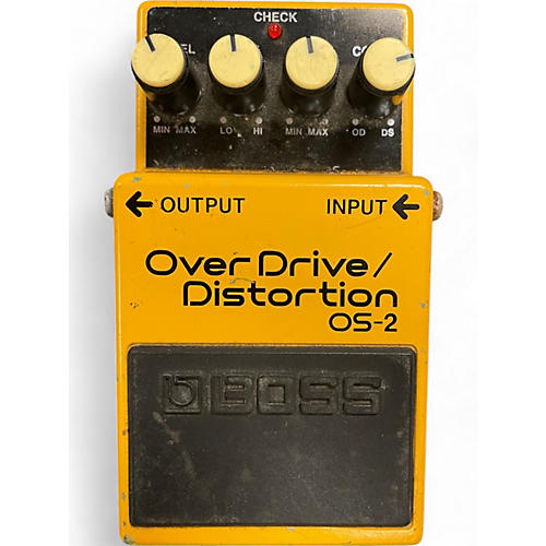 BOSS Used BOSS OS2 Overdrive Distortion Effect Pedal