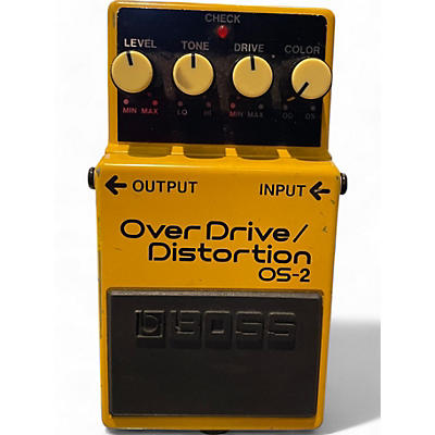 BOSS Used BOSS OS2 Overdrive Distortion Effect Pedal