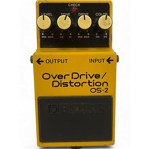 BOSS Used BOSS OS2 Overdrive Distortion Effect Pedal