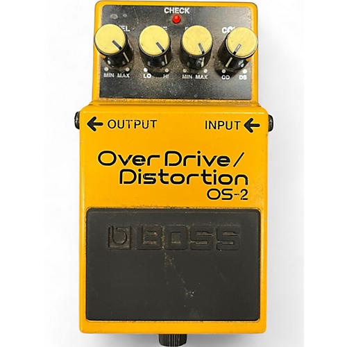 BOSS Used BOSS OS2 Overdrive Distortion Effect Pedal