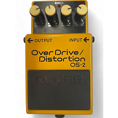 BOSS Used BOSS OS2 Overdrive Distortion Effect Pedal